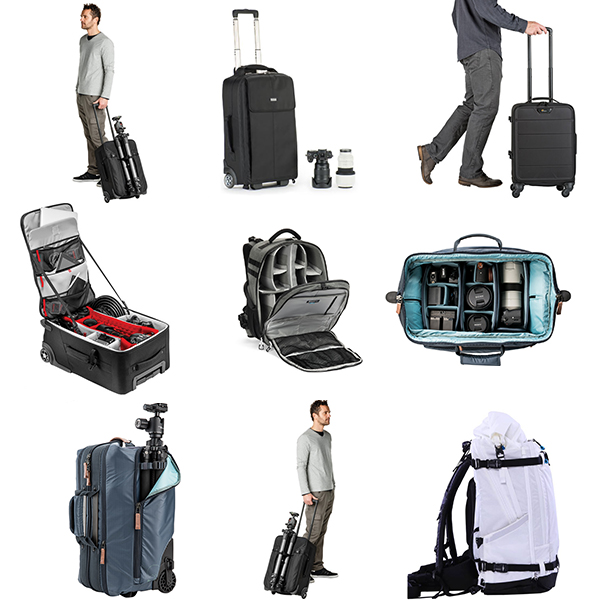 Cabin luggage shop and backpack